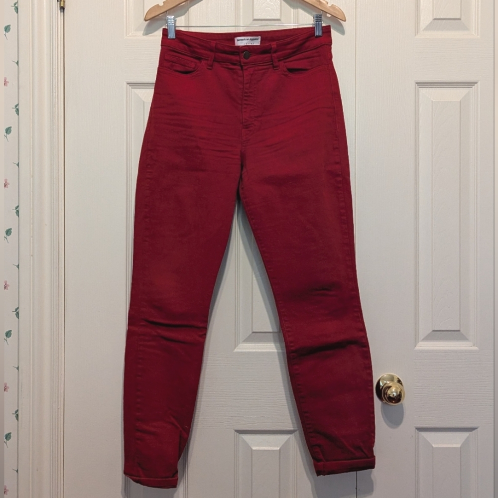 EUC American Apparel High-rise Pencil Jeans